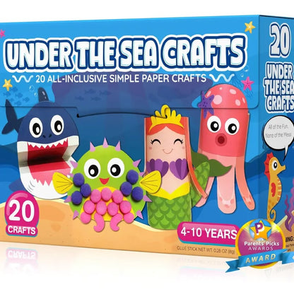 🔥Last Day 49% OFF 🎨❤️ 20 Princess & Unicorn Crafts in a Box