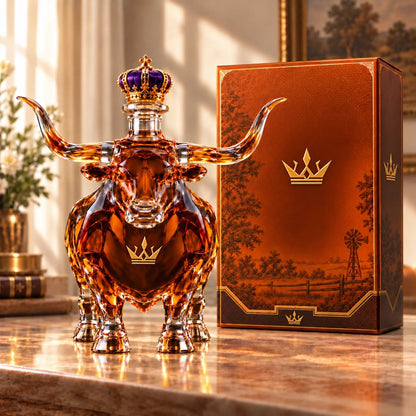 👑Western Bull Whiskey Bottle