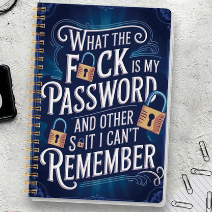🔥Best Gift - 📅 Funny Password Notebook- Spiral Bound
