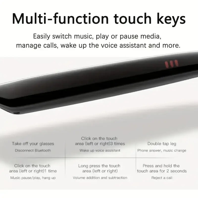 AI Interpretation Smart Glasses, with 33 Languages, Chatgpt, Audio Glasses for Men And Women