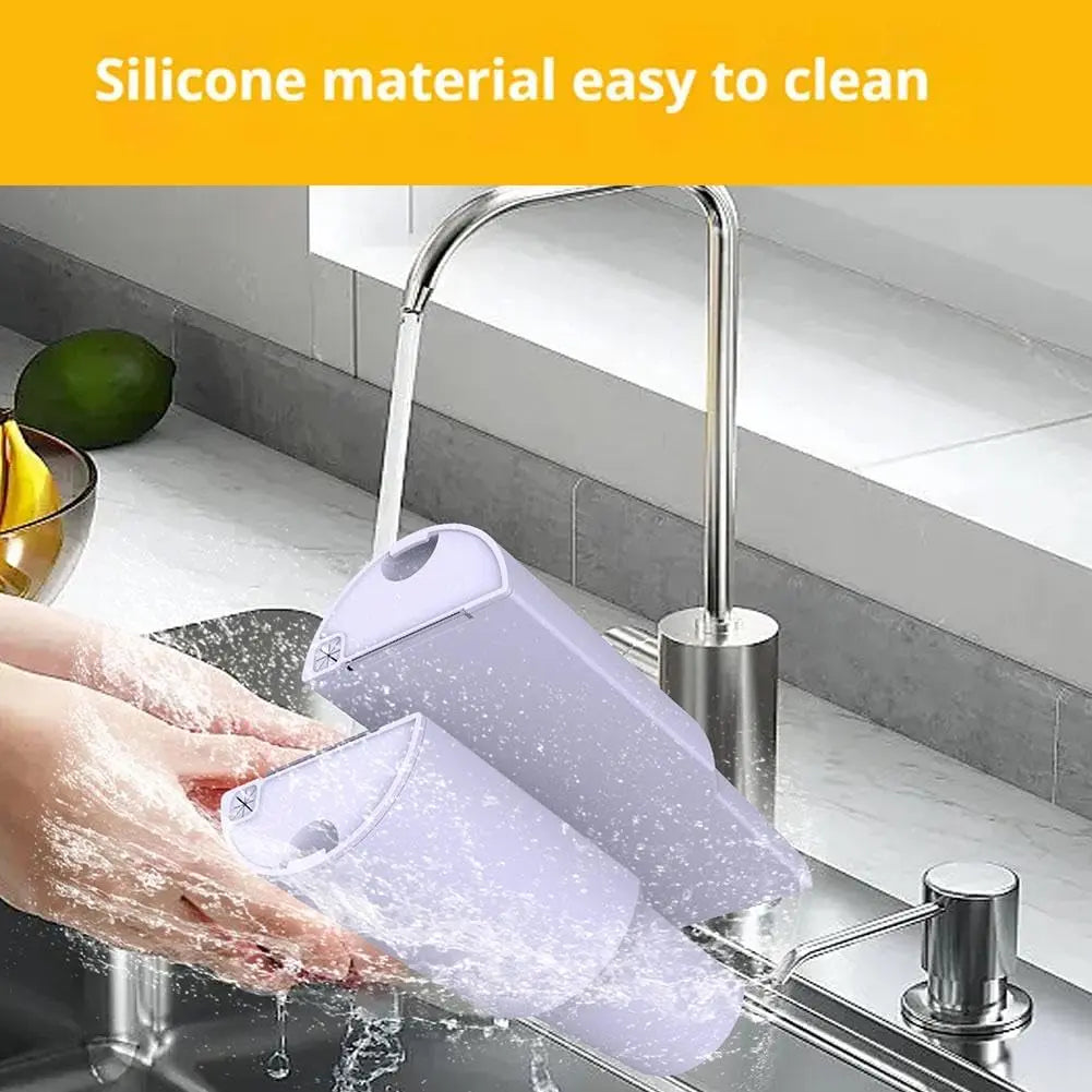 2-in-1 Drink Separator Silicone Liner for Stanley Cup 40 oz, Inner Cup Section Tray for Stanley Cup Dual-Sided Drink, Reusable Cup Divider for Coffee, Juice, Cocktails, Whiskey