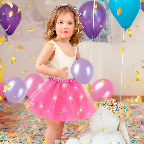 🌟 Final Clearance! Princess Glow LED Skirt – Soft Safe Stretchy