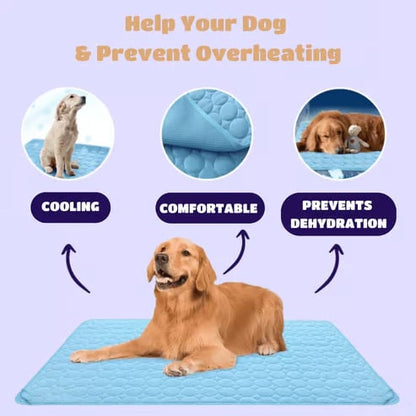 🐶🐱🐾 Cooling Pet Pad Multi‑Size – Breathable, Washable, Non‑Slip – Dog Bed, Sofa Cover, Car Seat Mat – Supports up to 80kg – 3 Colours Available