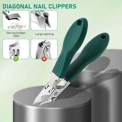 Eagle Beak Beveled Nail Clippers | Arthritis-Friendly & Thick Nail Relief 🦅