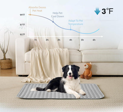 🐶🐱🐾 Cooling Pet Pad Multi‑Size – Breathable, Washable, Non‑Slip – Dog Bed, Sofa Cover, Car Seat Mat – Supports up to 80kg – 3 Colours Available