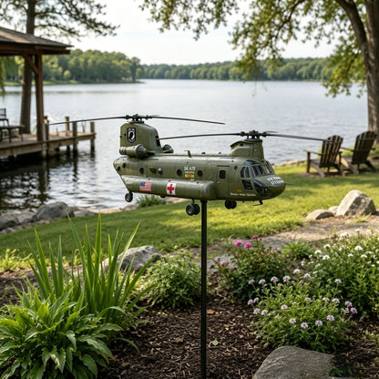 🔥 Father's Day Special🎖️ — 3D Model: Vietnam War Veteran Commemorative Edition CH-47 "Chinook" Helicopter Wind Spinner
