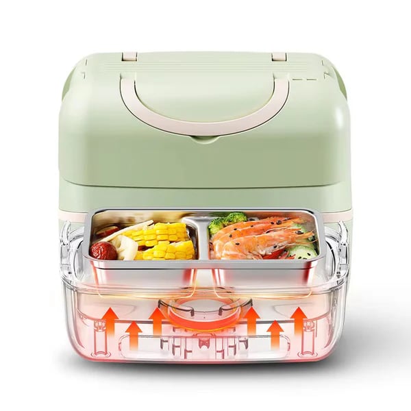 🔥Hot Sale 49% OFF🔥1.2L Portable Electric Lunch Box with Double-Layer