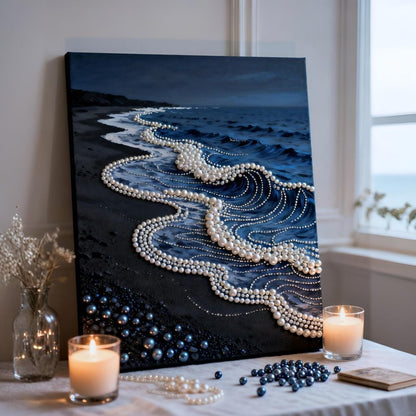 🏰✨DIY Beaded Art Kit - Castle Pearl Painting🎇