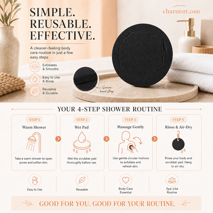 🚿 No-Pain Exfoliating Bath Scrubber Glove 🧖‍♀️