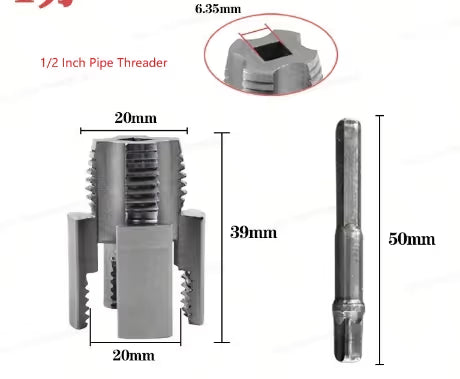 🔥Pipe Tapping and Threading Tool | Dual-Specification Compatible
