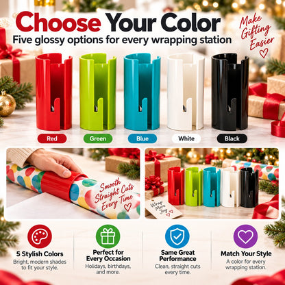 Gift wrapping paper slicer