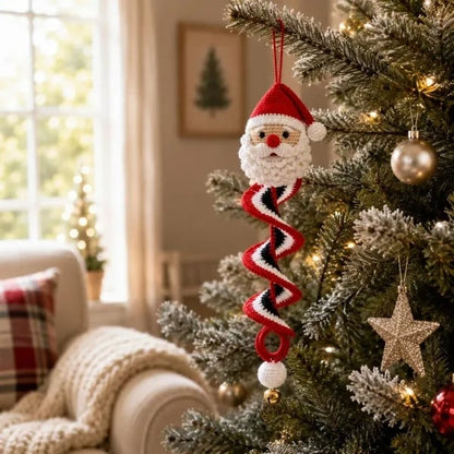 ☃️Last day 50% OFF - DIY spiral crochet snowman set