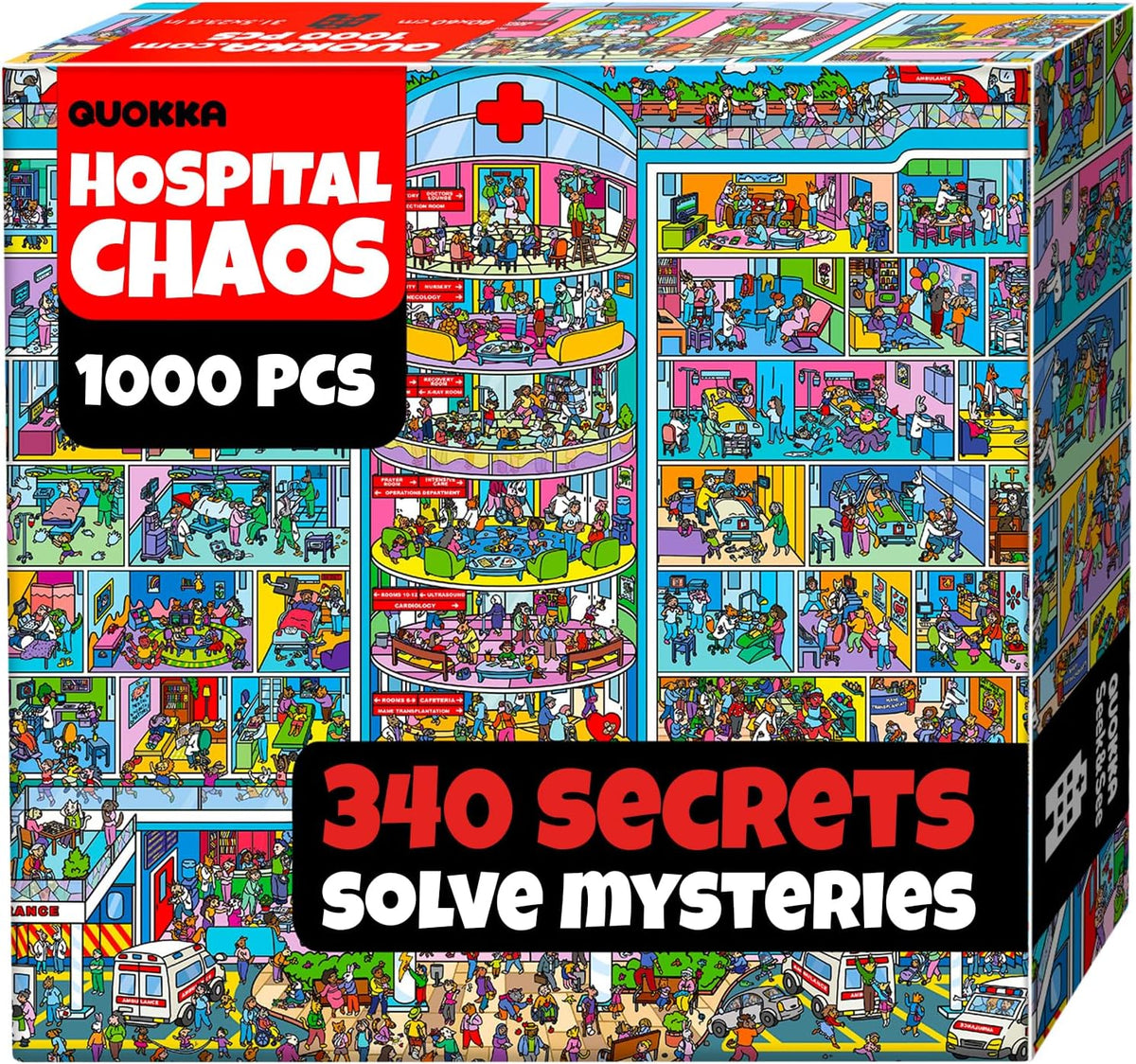 ⏳ Last Day 49% OFF – 🕵️ Detectives: New York 1000-Piece Seek & See Puzzle | Build the Crime Scene & Hunt for Hidden Clues 🗽