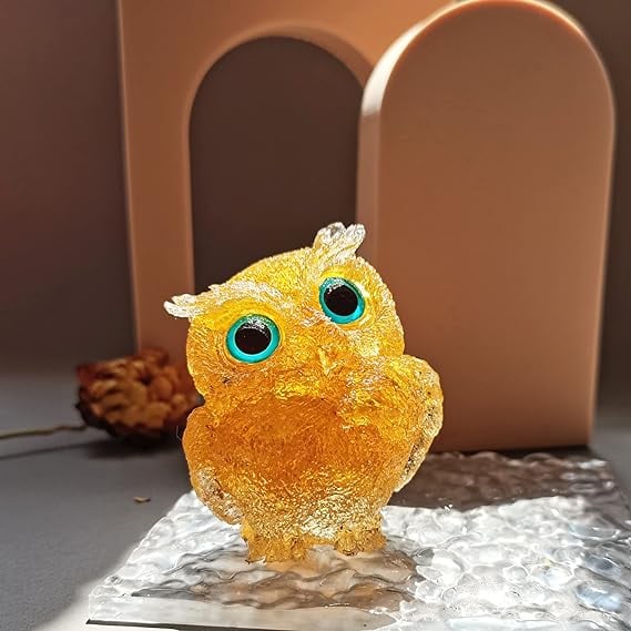 🔥Handmade Natural Crystal Gemstone Owl