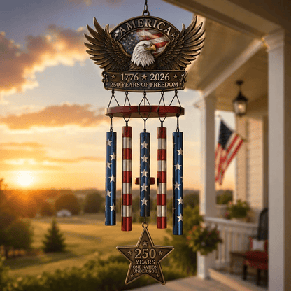 250 Years of Freedom  Commemorate Wind Chime