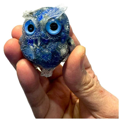 🔥Handmade Natural Crystal Gemstone Owl