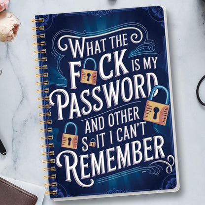 🔥Best Gift - 📅 Funny Password Notebook- Spiral Bound