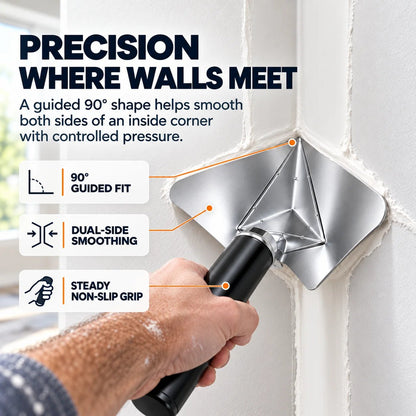 ⏰Limited Stock 49% OFF🔥Drywall Corner Finishing Trowel 🛠️ Create Perfect Inside Corners With Less Rework
