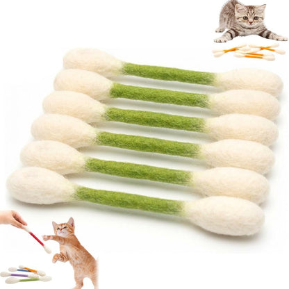 Cotton Swab-Shaped Cat Toy