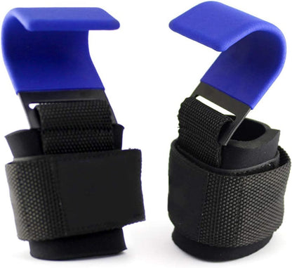 Weight Lifting Hooks with Wrist Wraps – Heavy Duty Grip Support for Deadlifts, Pull-Ups & Strength Training