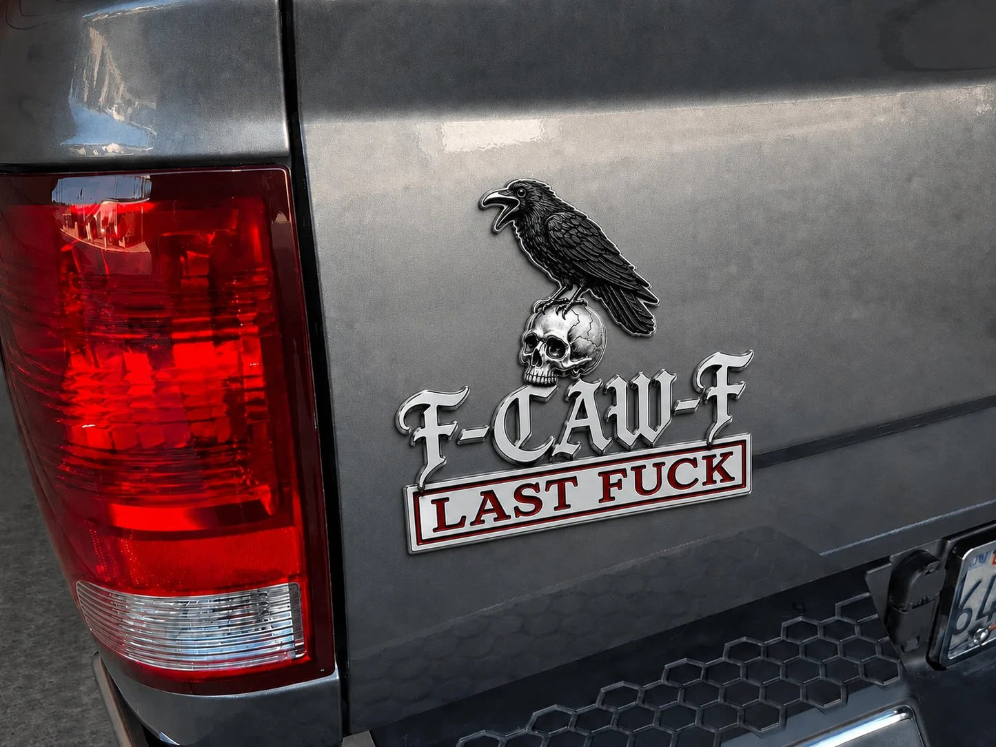 💥The F-CAW-F Car Emblem Metal Badge — 🖤For Those Who Laugh at Life and Give Zero F*cks!
