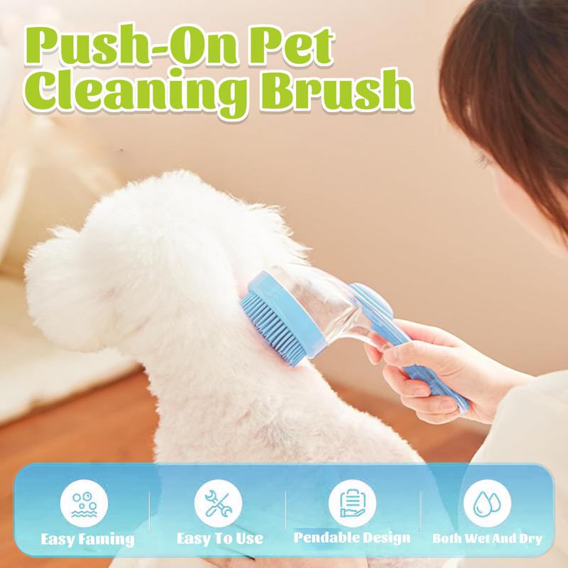 ✨Pet Bath Brush 2 in 1 Dog Bath Brush