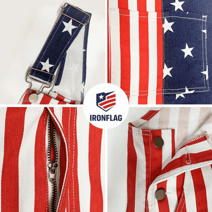 American Flag Overalls — Celebrate 250 Years of Freedom🎉