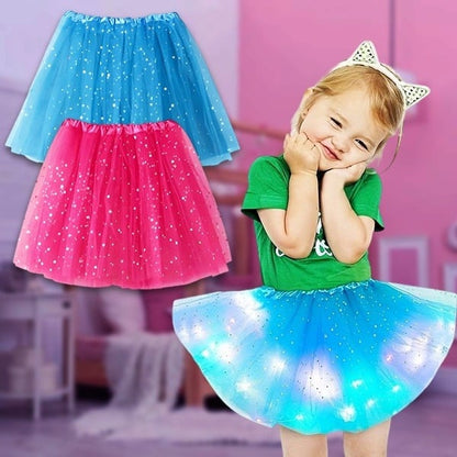 🌟 Final Clearance! Princess Glow LED Skirt – Soft Safe Stretchy