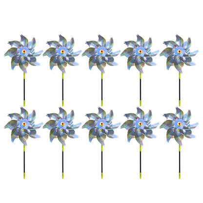 Reflective Bird-Repellent Windmill