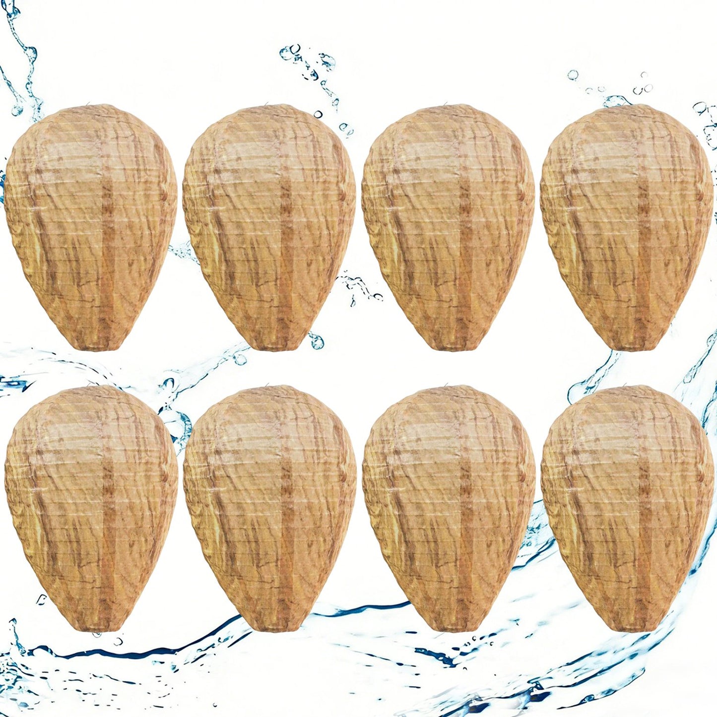 🐝Outdoor Hanging Fake Hornet Nest, Natural Wasp Repellent (8.6*11 inch)👍