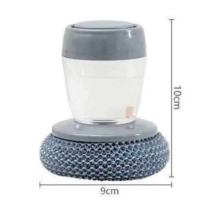 💕New Year event 💖-Automatic Liquid Filling Good Handle Soap Dispense Palm Kitchen Brush for Bowl Sink Cleaning Pot Comfortable