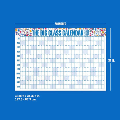 📚 Back-to-School Sale — 49% OFF Today!💥📅The Big Class Calendar - Academic Year 2026-2027