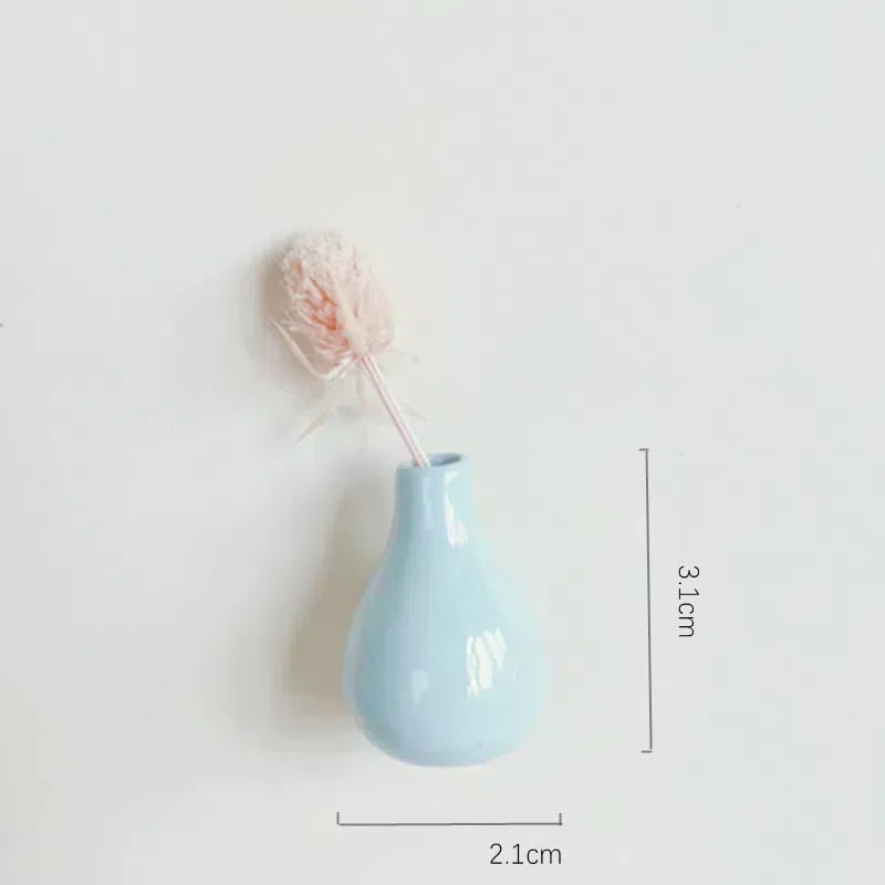 🌸 Mini Ceramics Vase Fridge Magnet