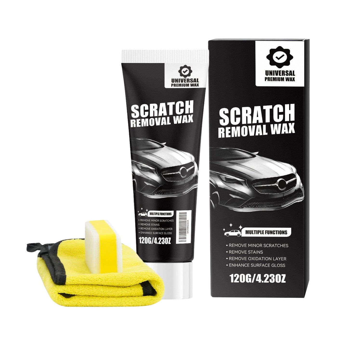 🚗 Buy 2 Get 1 Free! ✨Scratch Eraser: Deep Repair Wax for Car Paint Scratches-Easy Application, Quick Drying & Invisible Finish 🔧
