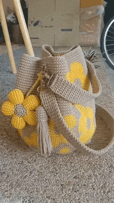 🏆Last Day Promotion 49% OFF🧵Handmade Crochet Flower Tote 🌼✨