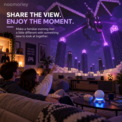 🎮 Pixel Fantasy Scene Projector – Ambient Decor for Gaming Rooms！！！