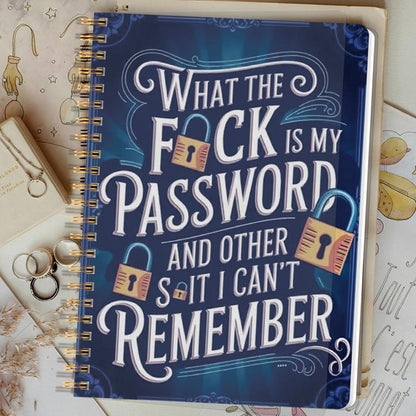 🔥Best Gift - 📅 Funny Password Notebook- Spiral Bound