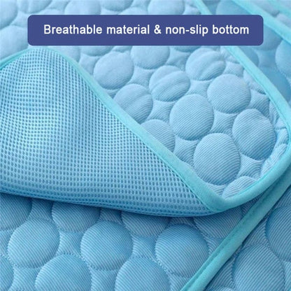 🐶🐱🐾 Cooling Pet Pad Multi‑Size – Breathable, Washable, Non‑Slip – Dog Bed, Sofa Cover, Car Seat Mat – Supports up to 80kg – 3 Colours Available