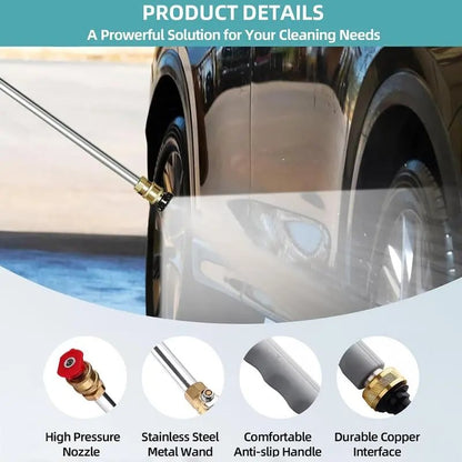 🔥LAST DAY 50% OFF - Jet Nozzle Power Washer for Garden Hose