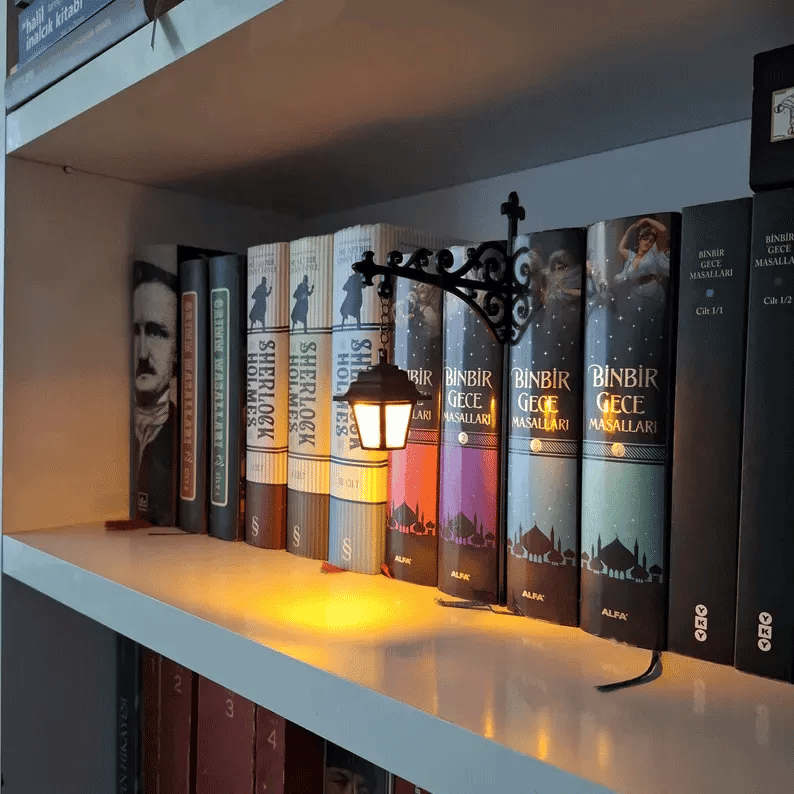 Library Lantern-Decorative Bookshelf Lighting（What you see is what you get！）