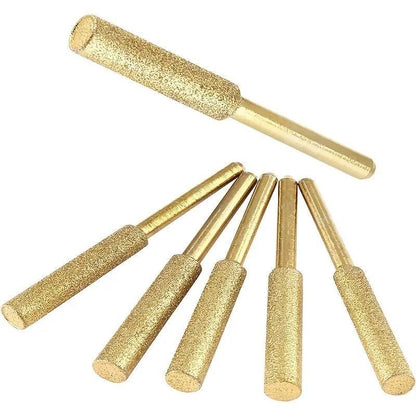 30/60 Pcs Diamond Chainsaw Sharpener 5/32, 3/16, 7/32 Inches