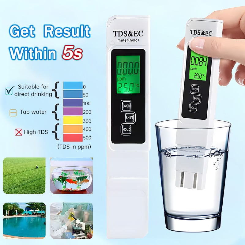 🔥Hot Sale🔥2026 All-New 4 in 1 Digital Water Tester