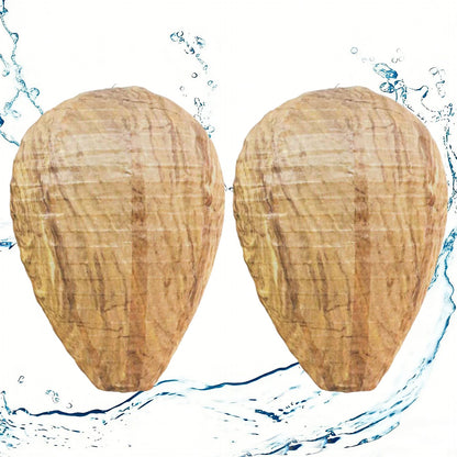 🐝Outdoor Hanging Fake Hornet Nest, Natural Wasp Repellent (8.6*11 inch)👍