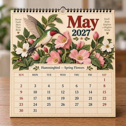 🐦 A Year of Birds: 2027 Birds of America Wall Calendar with Classic Wildlife Art