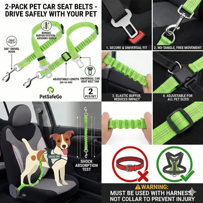 🔥Hot Sale 49% off🌟Pet Dog & Cat Seat Belts for Cars