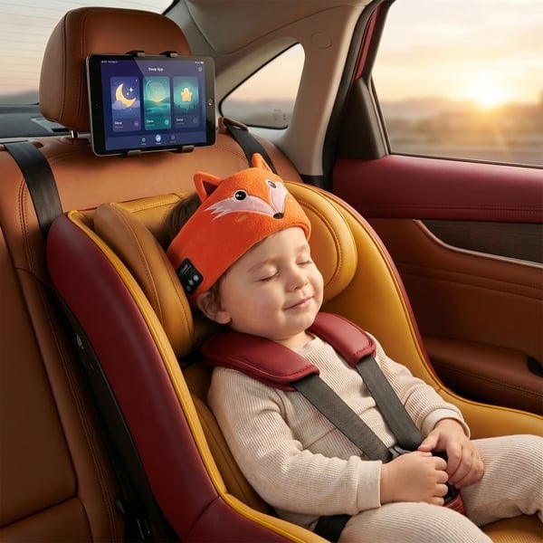 Kids & Adult Sleep Headband | Ultra Soft Bluetooth Animal Music Headphones