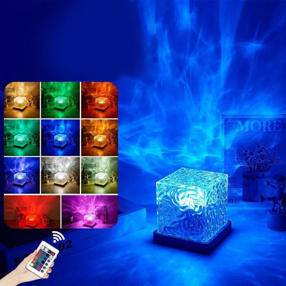 🌊✨Dynamic Water Ripple LED Ambient Light