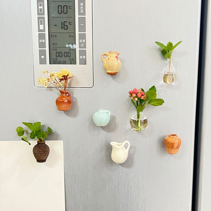 🌸 Mini Ceramics Vase Fridge Magnet