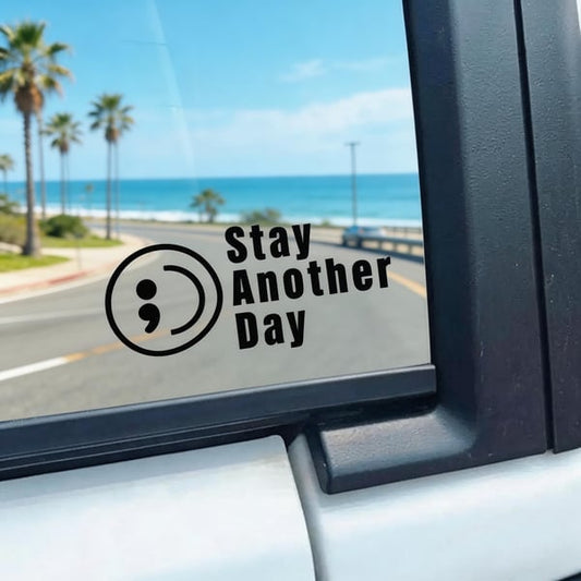 🎗️Share Pack❤️ SAD Mental Health Awareness Car Decal (4 Pcs)