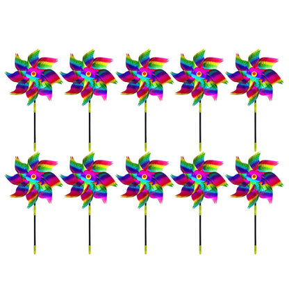 Reflective Bird-Repellent Windmill